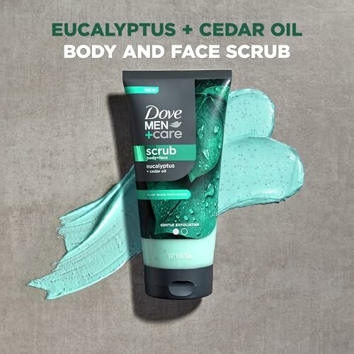 Dove Men+Care Eucalyptus and Cedar Oil Body and Face Scrub
