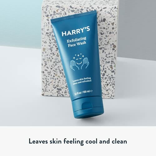 Harry's Exfoliating Face Wash tube with packaging